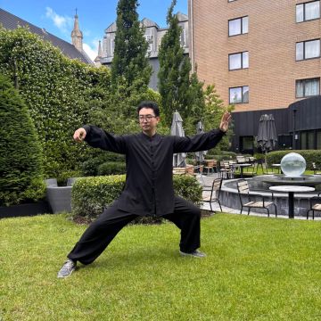 Tai Chi dans notre jardin